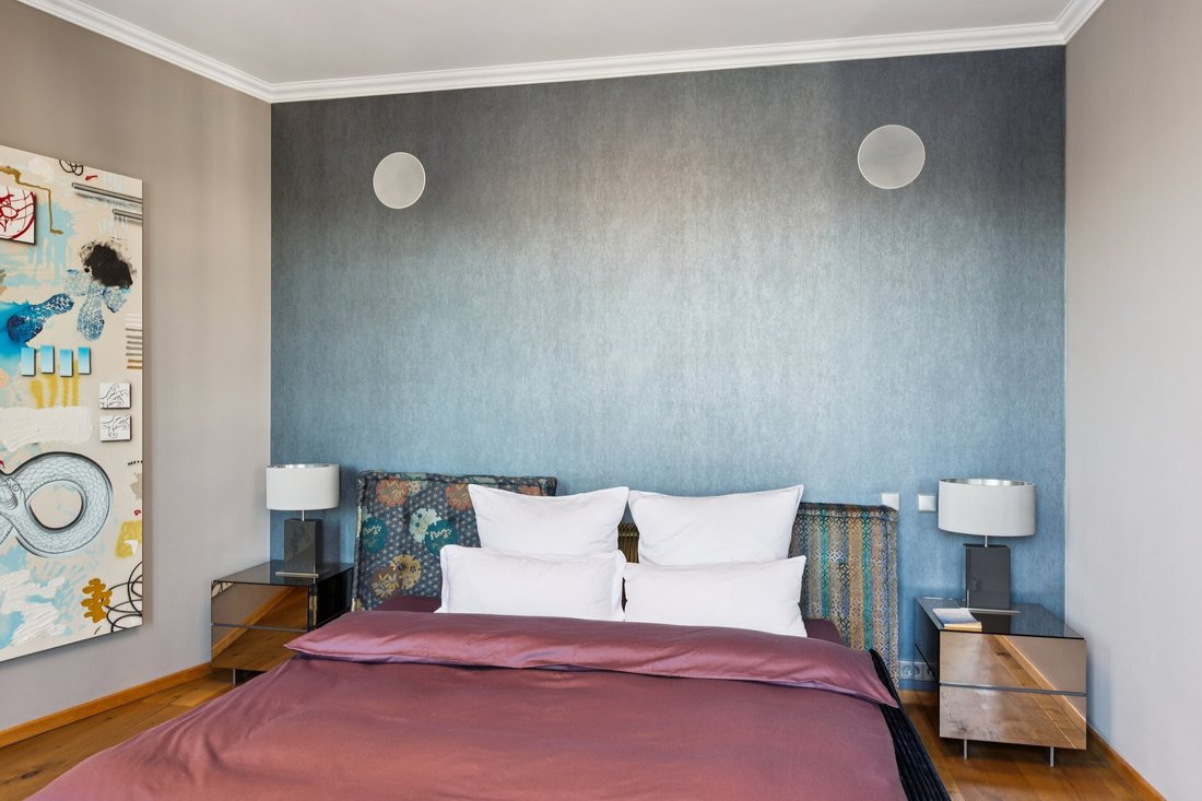 View of Stockholm, Sweden penthouse apartment tour in historic Gamla Stan!