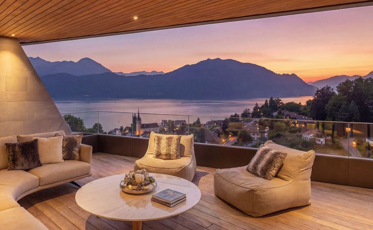 Luxury mountain view homes for sale in Switzerland | JamesEdition