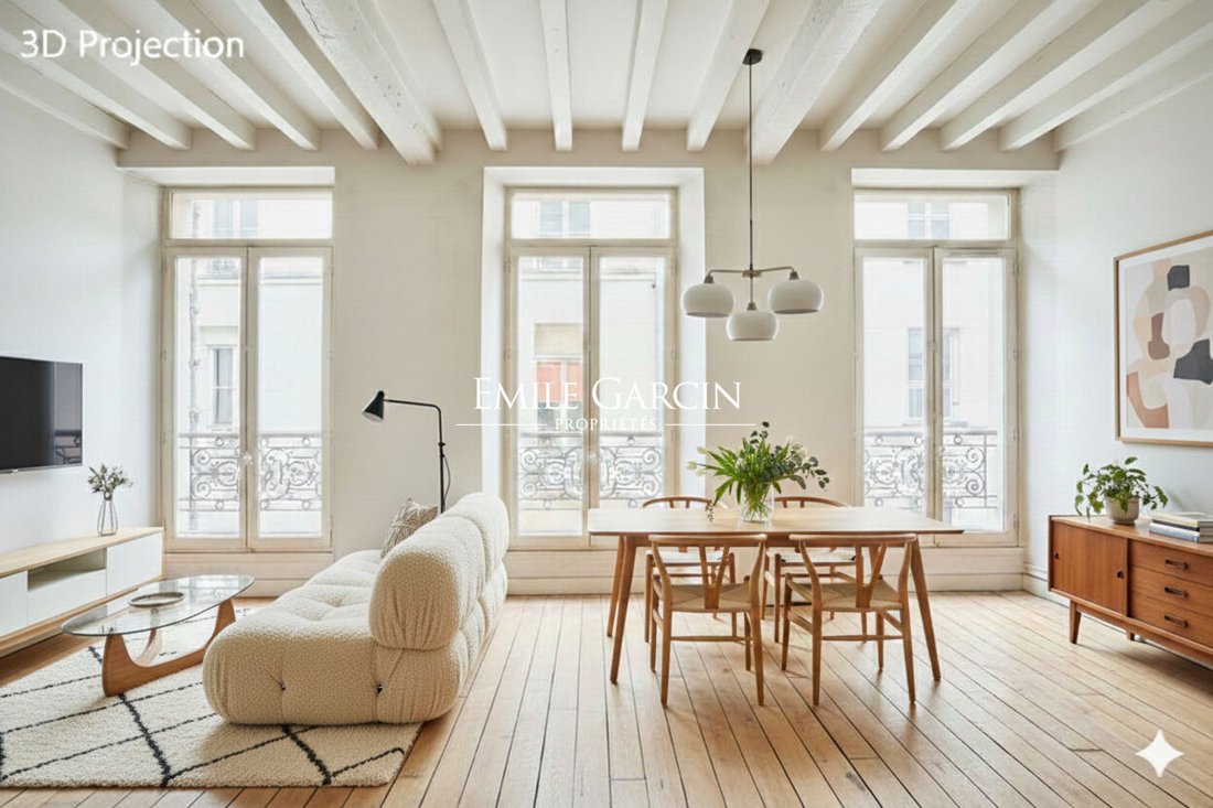 Apartment in Montorgueil-Saint Denis, Paris 2e Arrondissement, Paris 3 - 17405665