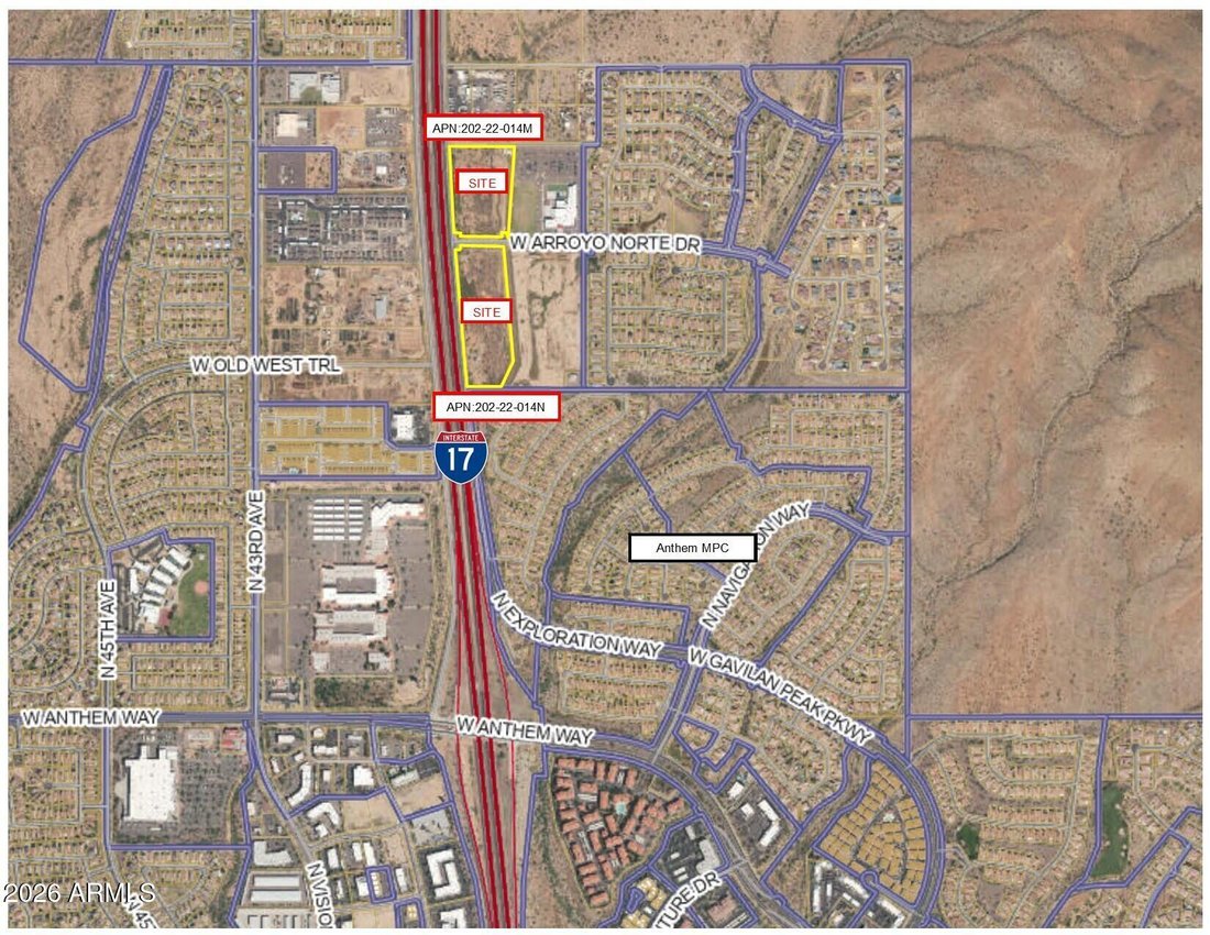 Land in New River, Arizona, United States 1 - 17407856