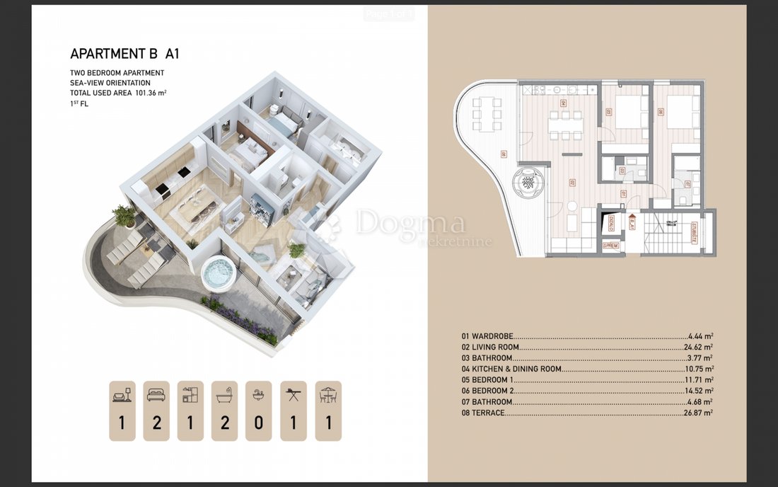 Appartamento a Grad Opatija, Regione litoraneo-montana, Croazia 1 - 17425657
