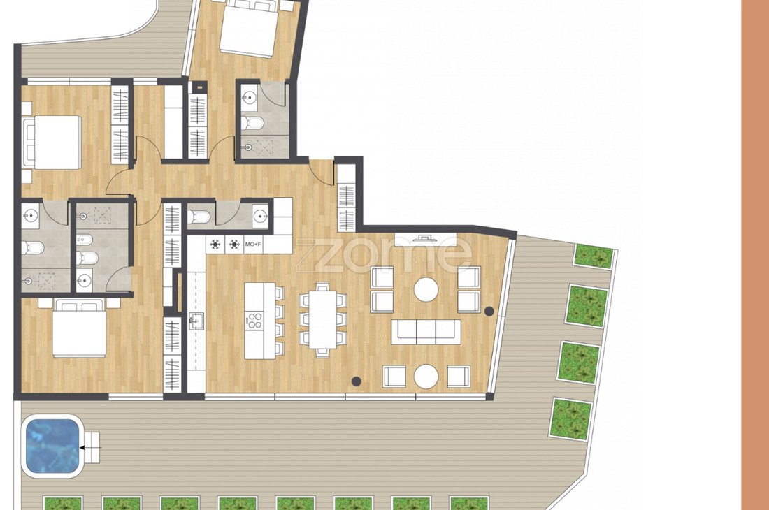 Wohnung in Bonfim, Distrikt Porto, Portugal 4 - 17426045