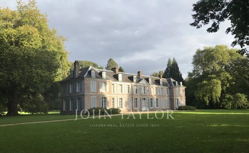 Castillo en Petit-Caux, Normandía, Francia 1