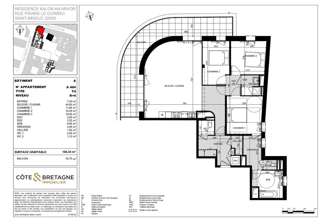 Apartment in Centre Ville, Saint-Brieuc, France 4 - 17438908