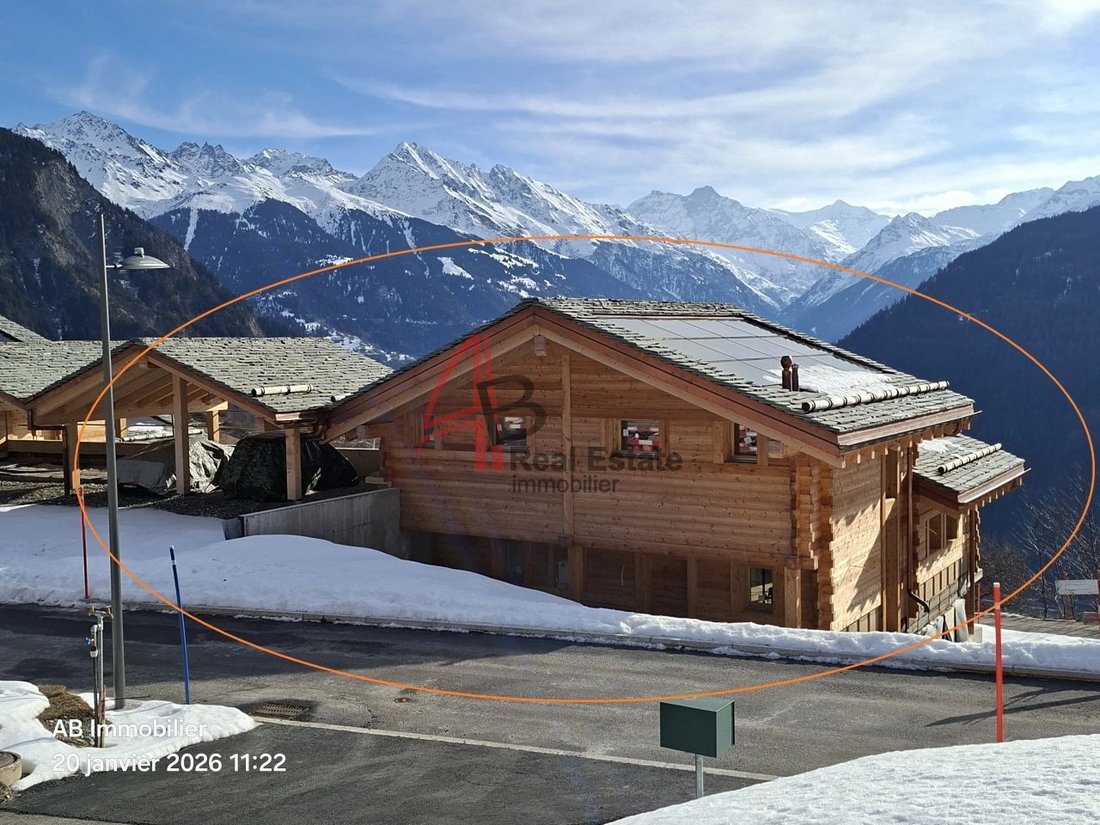 Val De Bagnes (Le Levron) Chalet 6 Pièces De 283 M2 De Surface De Vente