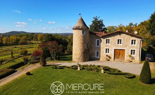 Castle in Saint-Lizier, Occitania, France 1