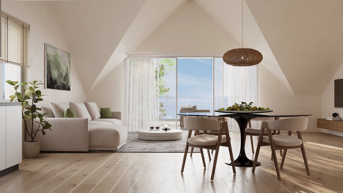 Elegant Duplex Penthouse Near Nyon