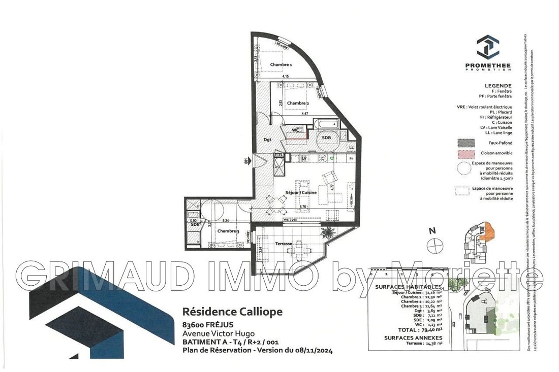 Apartment in Exterieurs, Frejus, France 2 - 17459001