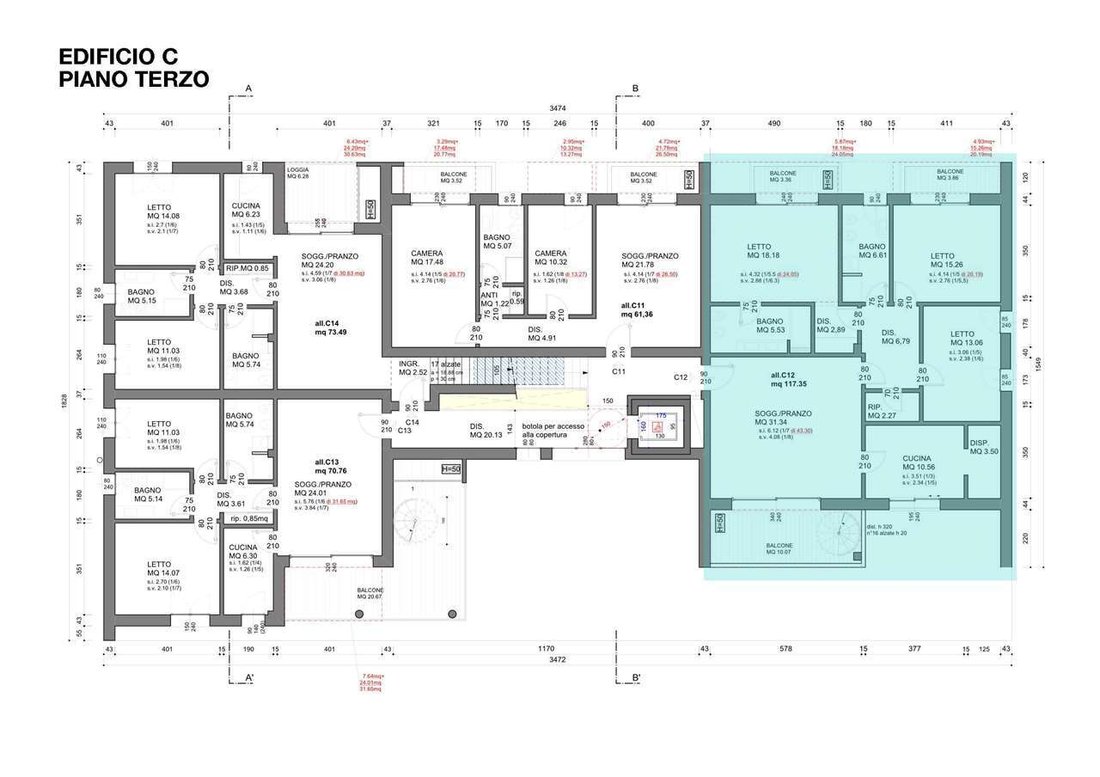 Apartment in Historic Center, Modena, Emilia-Romagna 2 - 17458957
