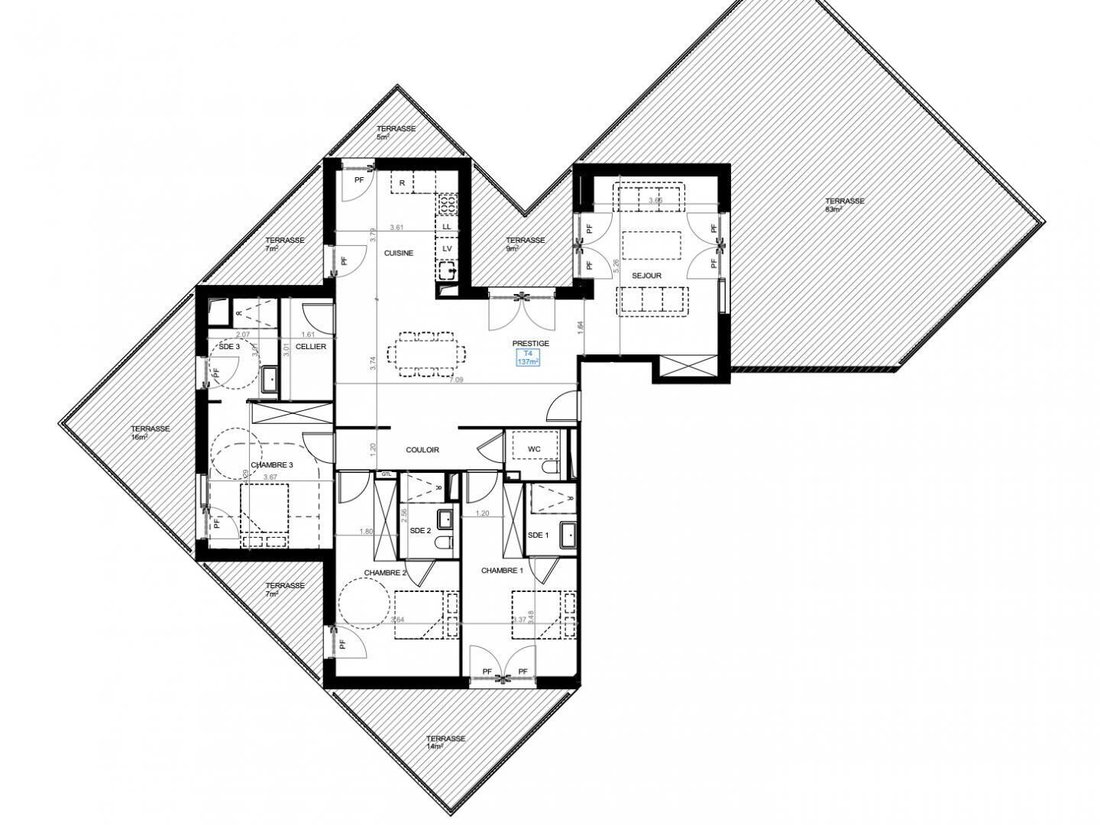 Apartment in Port Marianne, Montpellier, France 4 - 17453132