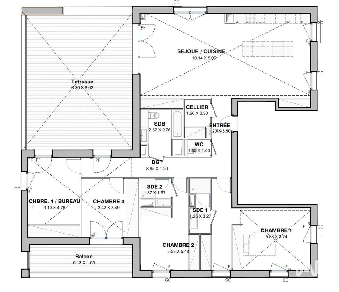 Apartment in Port Marianne, Montpellier, France 4 - 17453131