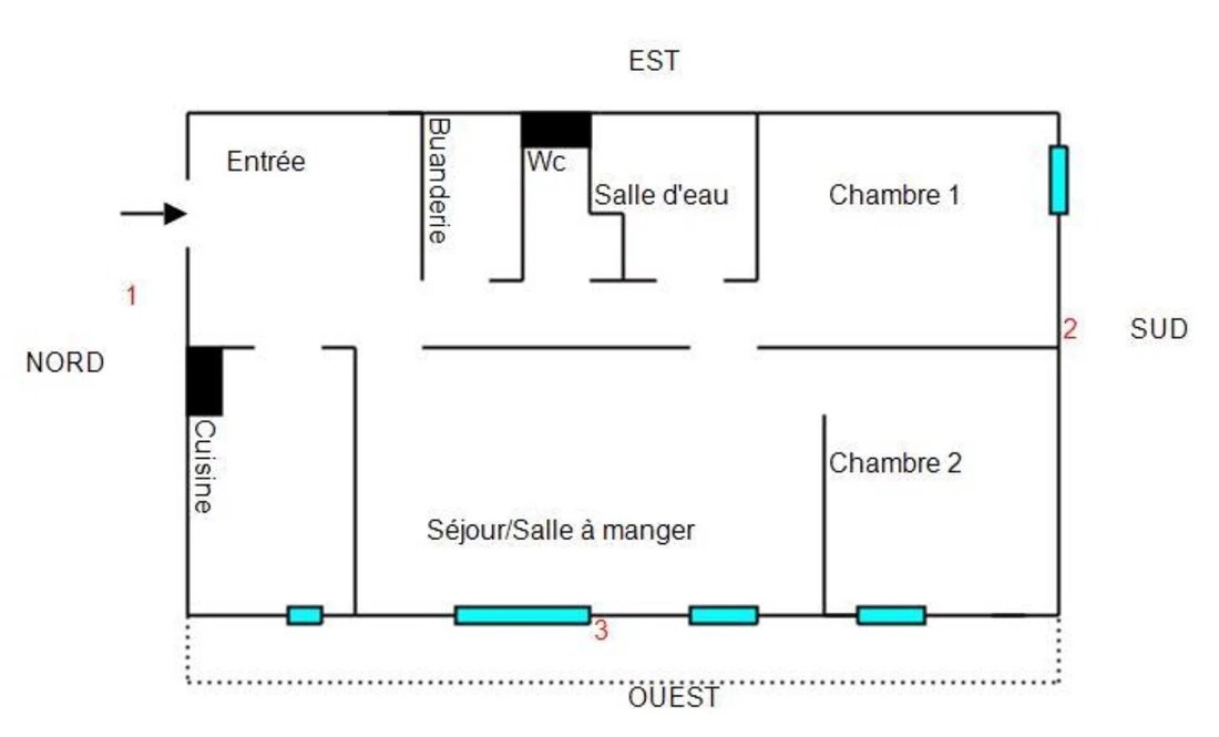 Apartment in Croulebarbe, Paris 13e Arrondissement, Paris 3 - 17451917