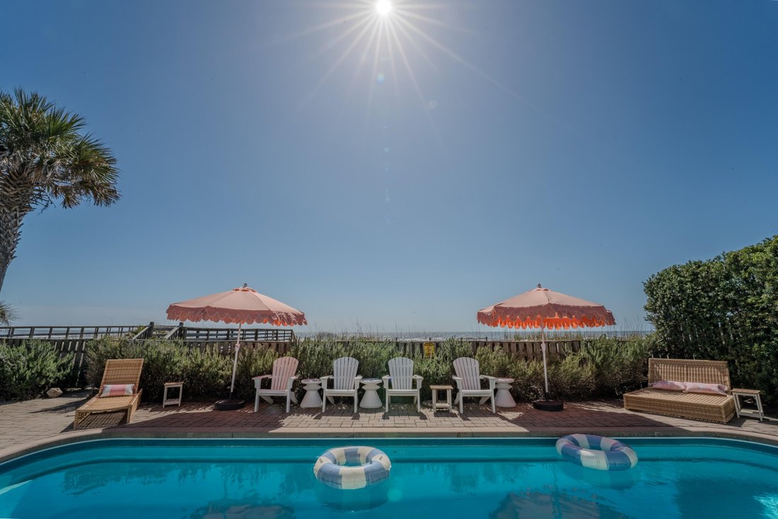 Oceanfront Serenity With Private In Folly Beach, South Carolina, United ...