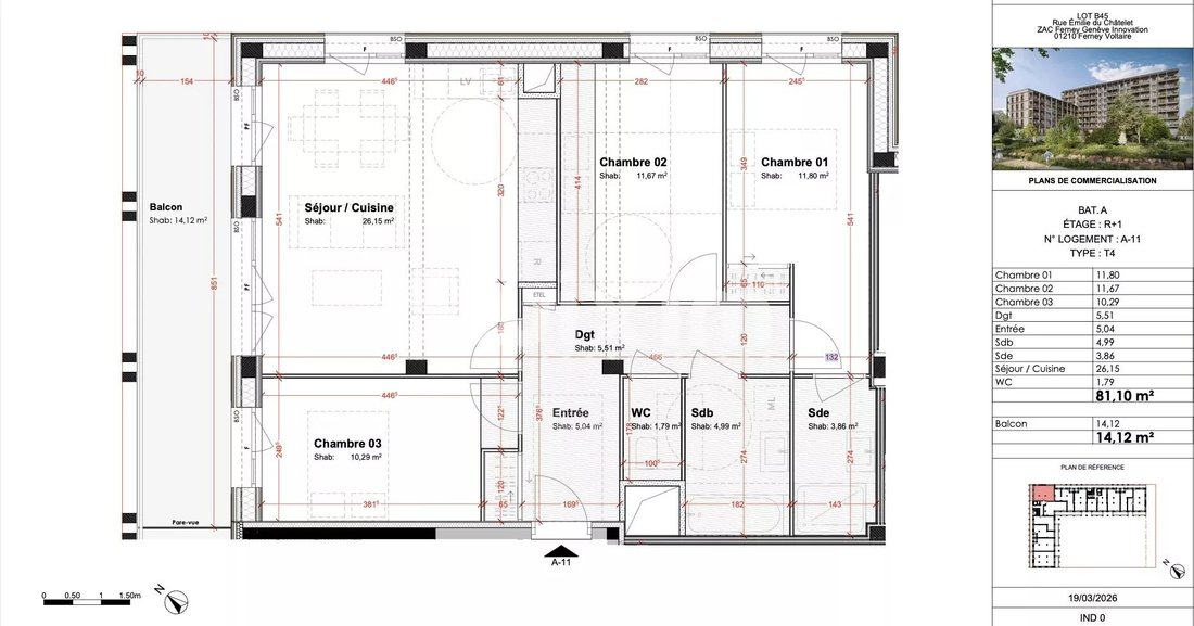 Apartment in Ferney-Voltaire, Auvergne-Rhône-Alpes, France 1 - 17465212