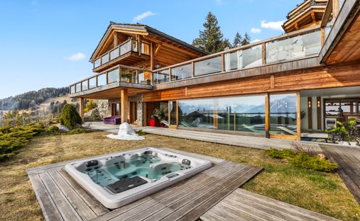 Luxury mountain view homes for sale in Switzerland | JamesEdition