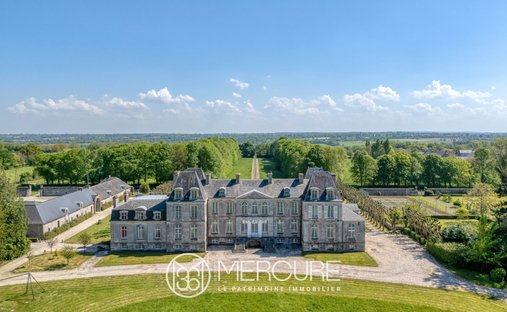 Schloss in Bayeux, Normandie, Frankreich 1