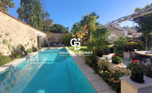 An Elegant, 19th Century Chateau And Its Outbuildings In Vendee's Lowland Bocage Countryside On