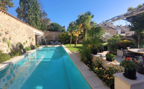 An Elegant, 19th Century Chateau And Its Outbuildings In Vendee's Lowland Bocage Countryside On