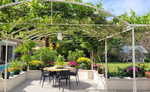 An Elegant, 19th Century Chateau And Its Outbuildings In Vendee's Lowland Bocage Countryside On