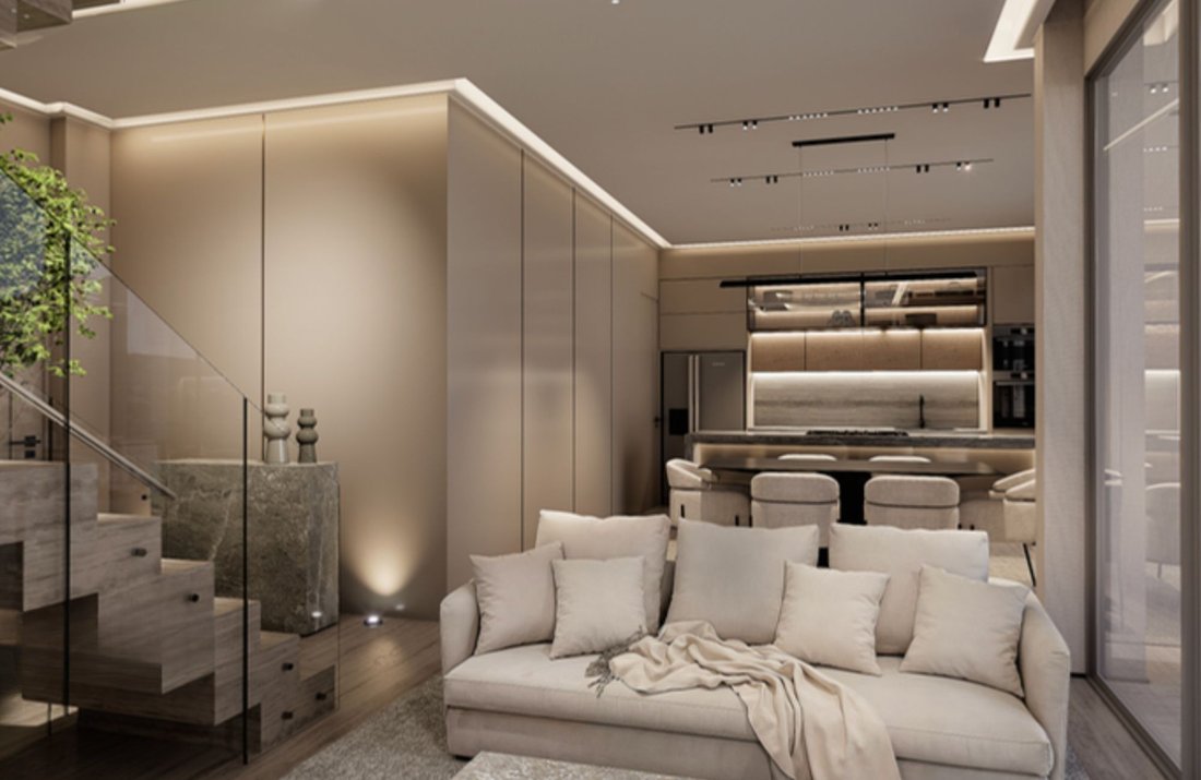 A closer look at Penthouse Floor Plan Luxury Apartment