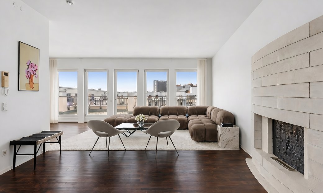 High End Penthouse Apartments With Private Elevator Access Reference: Penthouse With Private Elevator Access And Two In Berlin Berlin