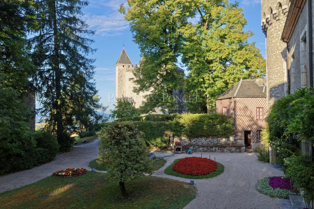 Castello a Saint-Pierre-d'Albigny, Auvergne-Rodano-Alpi, Francia 3 - 17482979