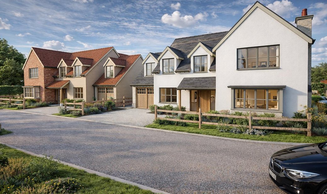 Self Build Plot At Leaden Hill, Orwell In Orwell, England, United ...