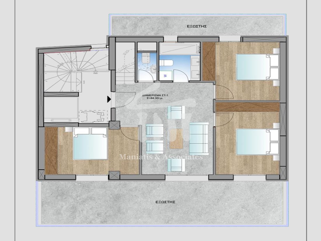 Apartment in 1st District of Piraeus, Piraeus, Greece 4 - 17493802