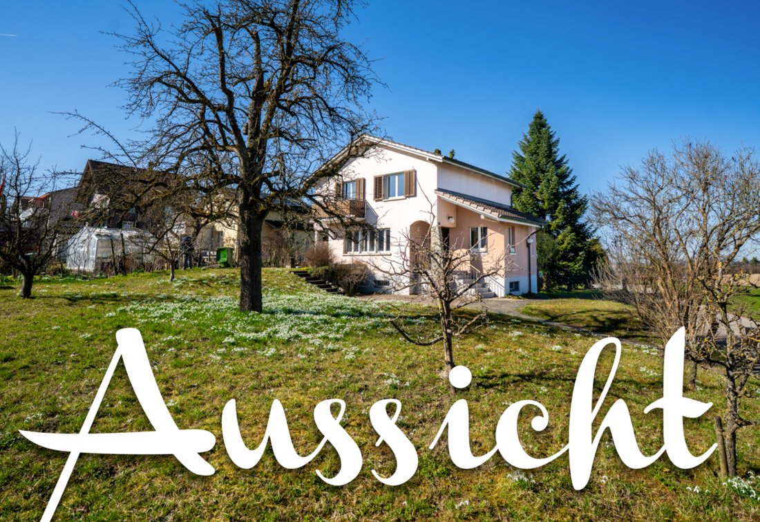 700 M2 Bauland Mit Bestehendem Einfamilienhaus In Attikon