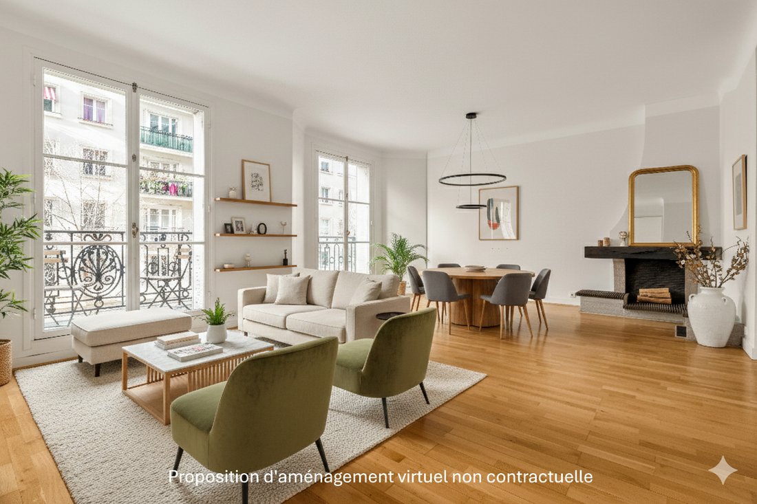Apartment in Bois de Boulogne, Paris 16e Arrondissement, Paris 3 - 17499840