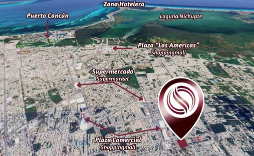 Terreno a Cancún, Quintana Roo, Messico 1