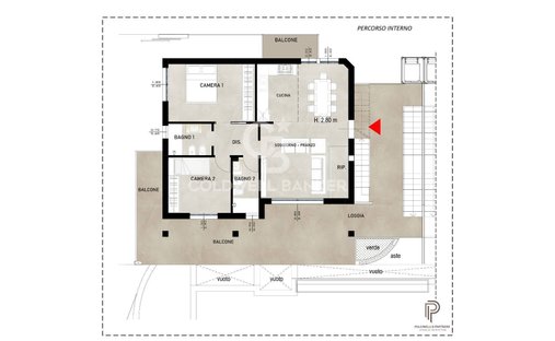Appartement à Fontanelle-Colle dei Pini, Riccione, Émilie-Romagne 1