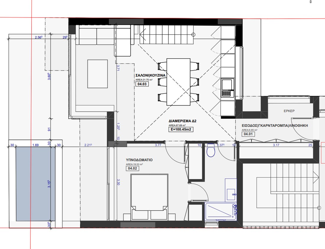 Penthouse in Glyfada, Attica, Greece 5 - 17509273