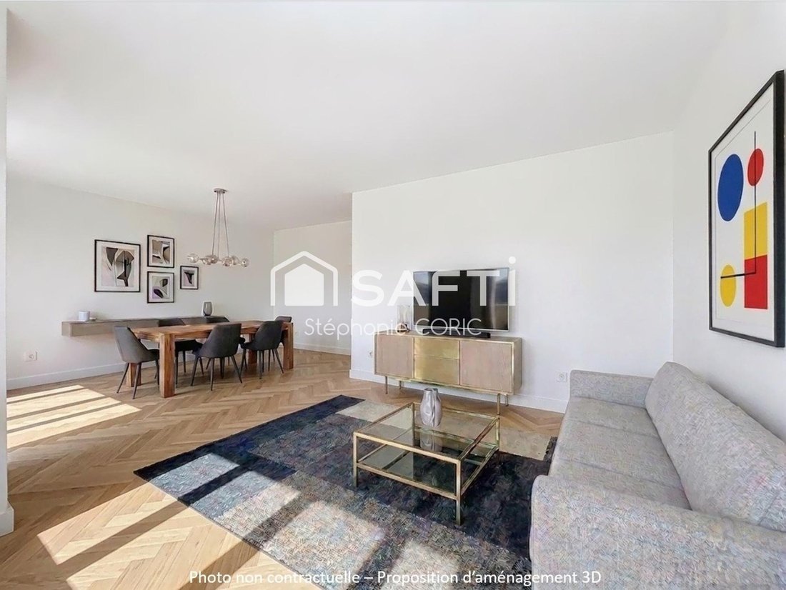 Appartement à Reine-Mairie, Boulogne-Billancourt, France 1 - 17514841