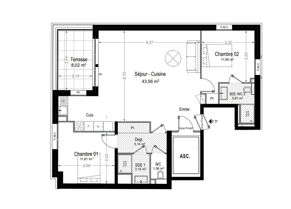 Apartment in French Riviera, Provence-Alpes-Côte d'Azur, France 5 - 17519060