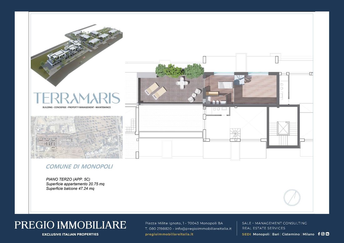 Penthouse in S. Anna - Arenazza - Belvedere, Monopoli, Italy 2 - 17524470