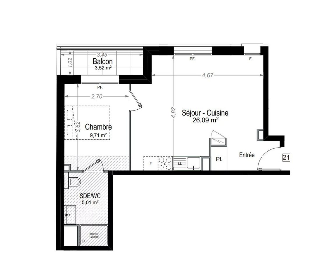 Apartment in French Riviera, Provence-Alpes-Côte d'Azur, France 3 - 17519070
