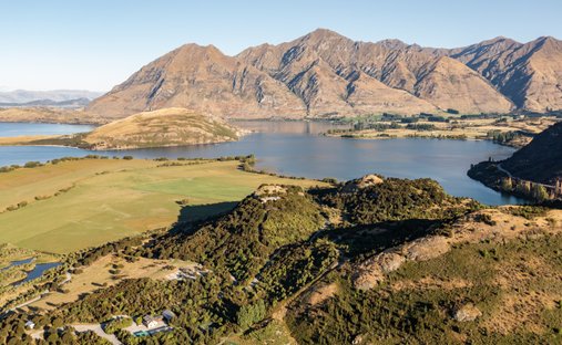 Land in Glendhu Bay, Otago, New Zealand 1