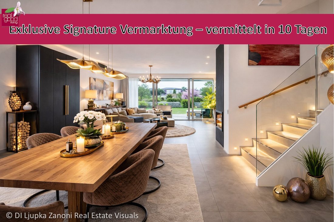 Möbliertes Designer Doppelhaus Mit Spa & Pool Nahe Wien
