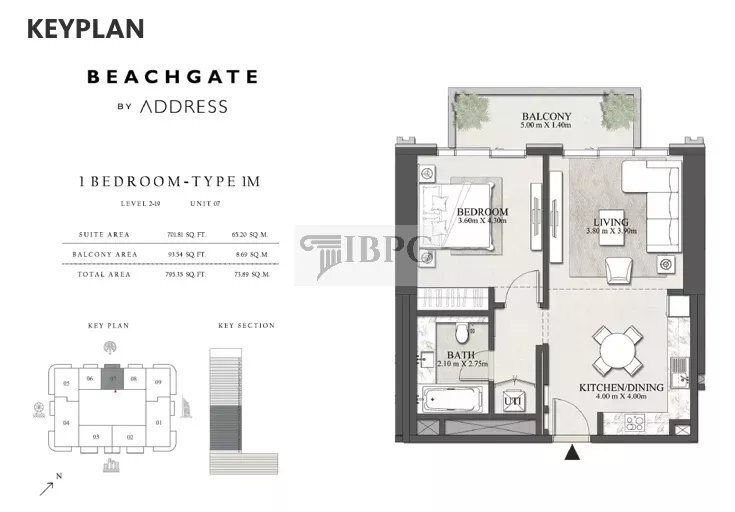 Apartment in Dubai Harbour, Dubai, United Arab Emirates 2 - 17532394