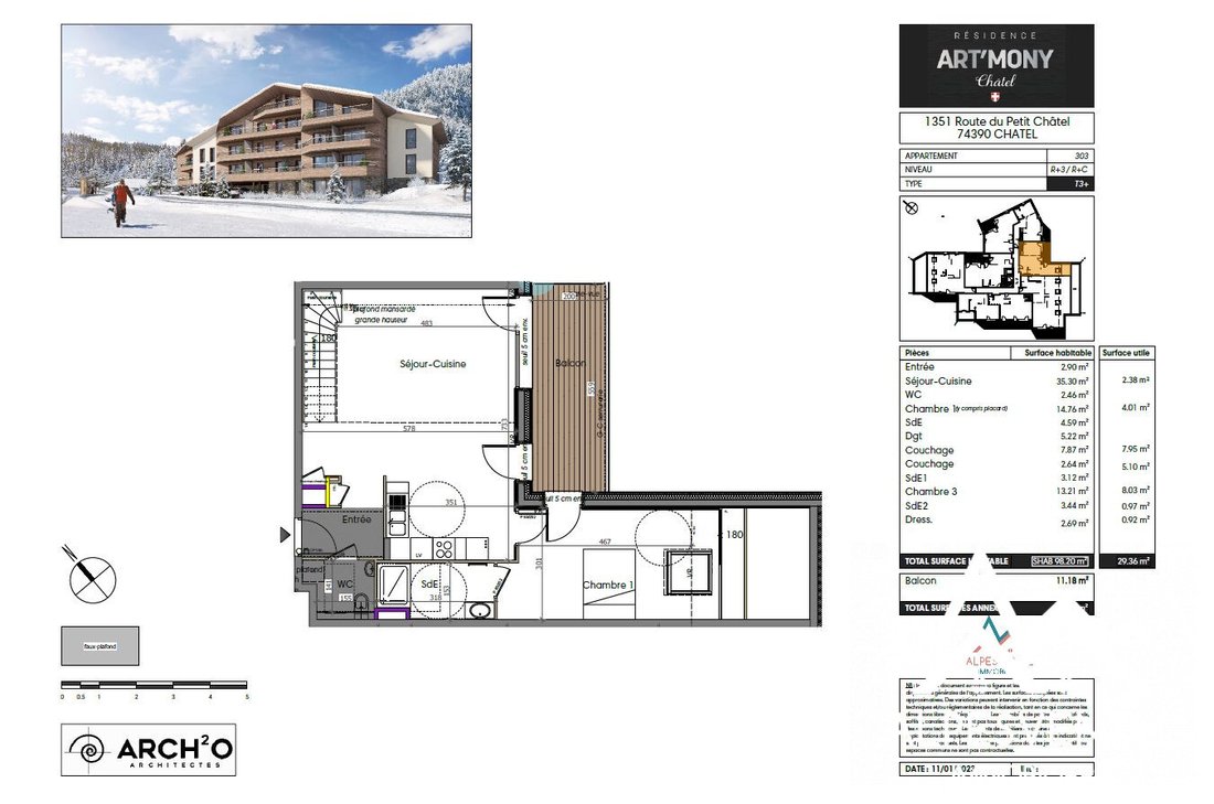Appartamento a Châtel, Auvergne-Rodano-Alpi, Francia 2 - 14491414