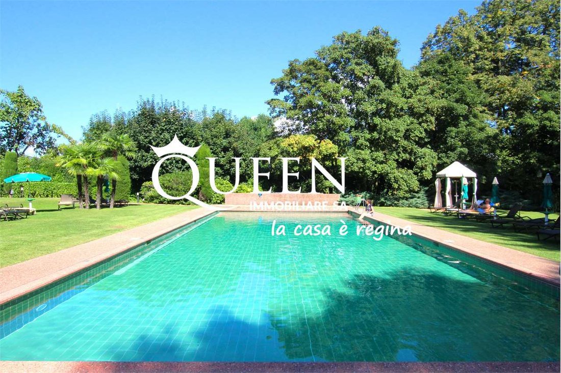 Gentilino: 3.5 Room Apartment, 150 Sqm, Renovated, Pool, Midst Of Nature