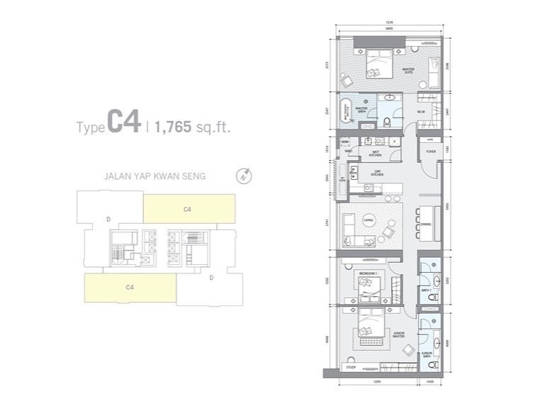 Condo in Kuala Lumpur, Federal Territory of Kuala Lumpur, Malaysia 2 - 17550900