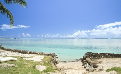 Haus in Moorea-Maiao, Inseln über dem Winde, Französisch-Polynesien 1
