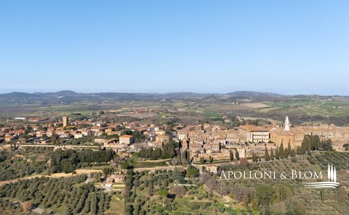 Maisons de campagne à Pienza, Toscane, Italie 1