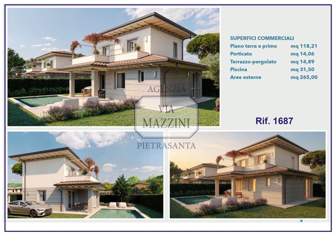 Villa in Tonfano, Pietrasanta, Italien 3 - 17560542