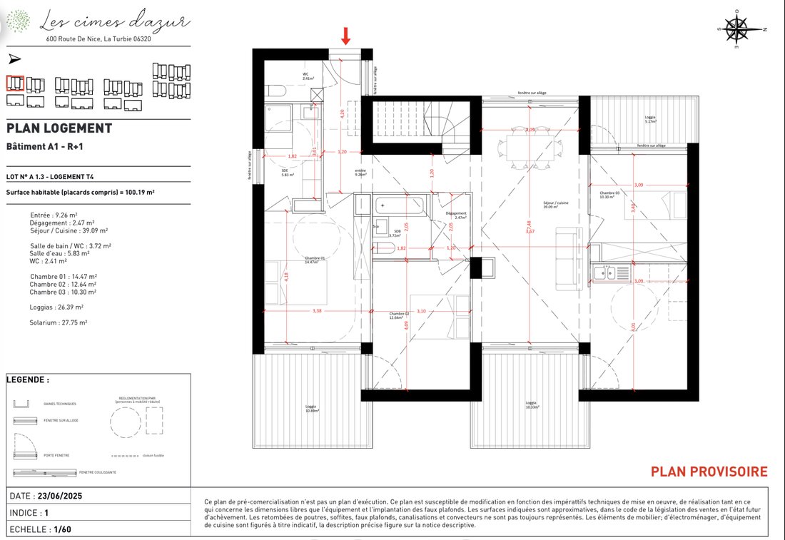 Apartment in La Turbie, Provence-Alpes-Côte d'Azur, France 2 - 17560778