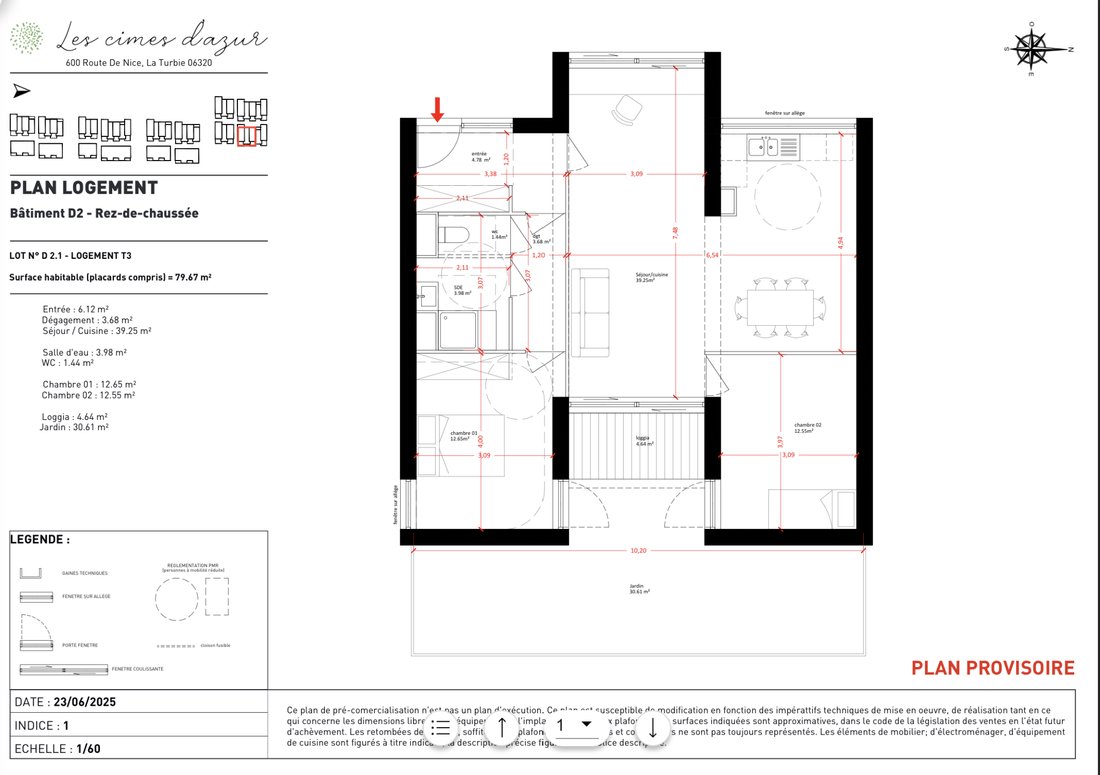 Apartment in La Turbie, Provence-Alpes-Côte d'Azur, France 5 - 17560836