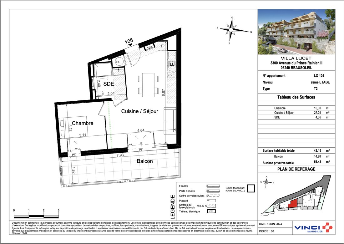 Apartment in Supérieur, Beausoleil, France 2 - 17560787