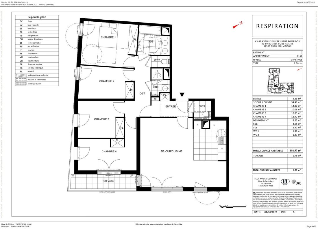 Apartment in Centre Ville, Rueil-Malmaison, France 1 - 17562681